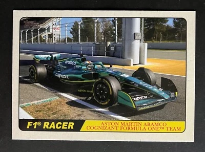 Sebastian Vettel 2022 Topps Formula One F1 1968 HOT ROD INSERT Card ASTON MARTIN - Image 1 of 2