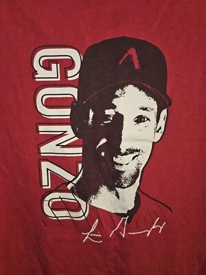 Camiseta Luis Gonzalez Arizona Diamondbacks Promo Grande Para Hombre Roja Gráfica Logo Foto 1 de 4