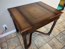 Wooden game table w/ chess & backgammon