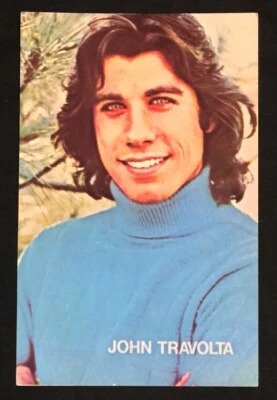 1970's JOHN TRAVOLTA American actor singer Malaysia postcard Used! - Image 1 of 2