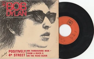 RARE EP BOB DYLAN-MR TAMBOURINE MAN-CBS-FRENCH - Picture 1 of 2