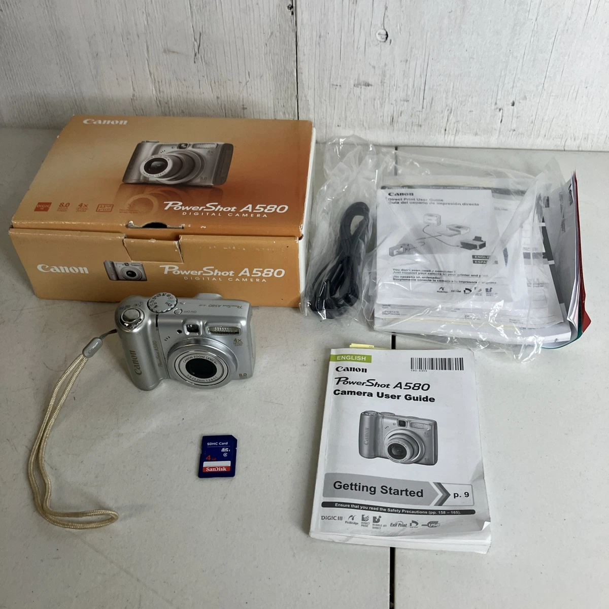 Canon Powershot A580 Viewfinder Digital Cameras for Sale | Shop