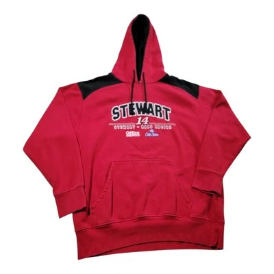 Tony Stewart #14 Pullover Hoodie Sweatshirt NASCAR Winners Circle Old Spice Sz L - Image 1 of 4