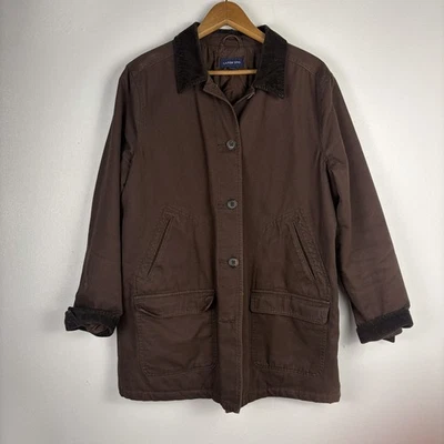 Abrigo Land's End Chore Marrón Para Mujer XL Chaqueta de Granero Clásica Granja de Colección Foto 1 de 3
