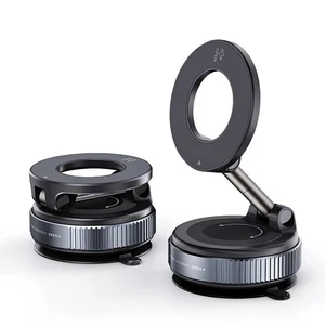 Vacuum Magnetic Suction Cup Phone Holder Car Mount Bracket For iPhone Samsung - Picture 1 of 6