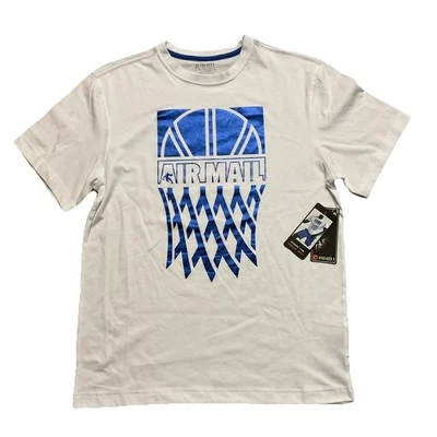 And1 Men's Basketball Dunk Hoops Graphic T-Shirt Size M Stark White NEW - Image 1 of 4