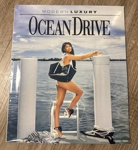Ocean Drive Modern Luxury Miami Magazine Chanel Iman November 2025 Brand New! - Bild 1 von 9