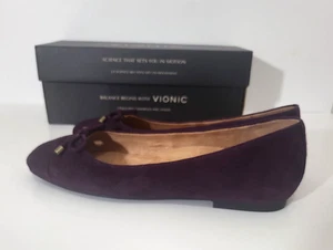 Vionic Klara Damen Ballerinas bequem flach Winter pflaume - 10 Medium - Bild 1 von 9