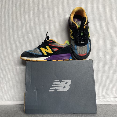 New Balance Sneakers Multicolore per Bambini Nero Grigio Taglia 10 M