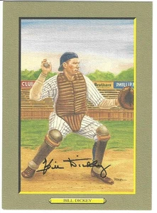 Autographed BILL DICKEY New York Yankees Perez-Steele Great Moments Card COA - Picture 1 of 1