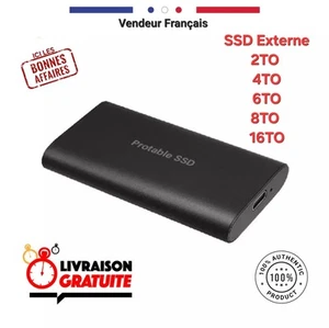 Disque Dur Externe Portable SSD 4 To USB Type C Stockage grande capacité - Afbeelding 1 van 18