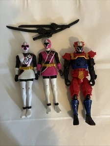Power Rangers Ninja Steel 5" Actionfigur Spielzeug Menge 3 Actionfiguren - Bild 1 von 2