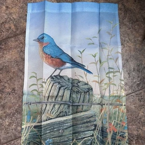 Bird Beach Small Garden Flag 12.5 X 18 Double Sided New - Picture 1 of 3