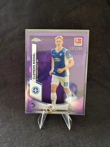 2023-24 Topps Bundesliga Chrome CLEMENS RIEDEL Purple /299 Darmstadt - Picture 1 of 2