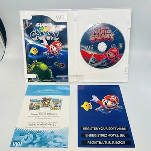 Super Mario Galaxy Nintendo Wii 2007 Complete Very Good Condition Tested - Picture 1 of 5