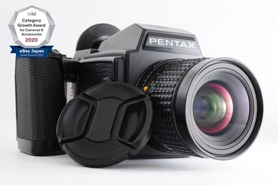 **MINT LENS** Pentax 645 Film Camera + SMC A 45mm f/2.8 + 120 Filmback FromJapan - Image 1 of 4