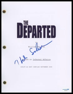 Thelma Schoonmaker "The Departed" Editor AUTOGRAMM signed Script Drehbuch ACOA - Bild 1 von 2