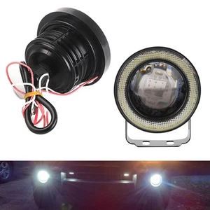 2 Stück Auto LED Nebelscheinwerfer, Angel Eye 3" Heiligenschein superhell lange Lebensdauer modifiziert Fi... - Bild 1 von 7