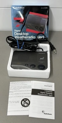Vintage Radio Shack 7 Channel Digital Weather Radio Alert Cat No. 12-247B Tested - Image 1 of 4