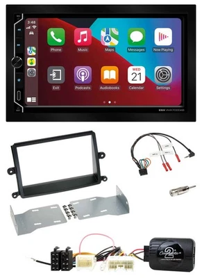 ESX 2DIN DAB USB Lenkrad Bluetooth Autoradio für Mitsubishi L200 06-15 - Bild 1 von 4