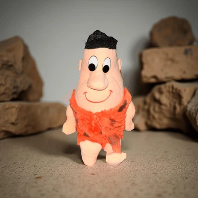 Knickerbocker Fred Flintstone 12" Hanna Barbera 1972 vintage Foto 1 de 4