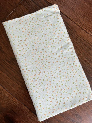 MODA Noteworthy By Sweetwater- Teal Print #5504 - 1 Yard - Vintage - Image 1 of 3