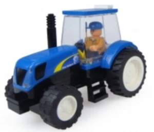 UNIVERSAL HOBBIES - Tracteur à construire 48 Pièces - NEW HOLLAND Avec un per... - Picture 1 of 2