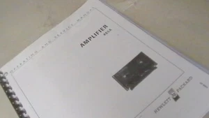  HP 465A Amplifier Operating and Service Man ual - Picture 1 of 4