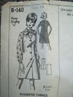70's? Button front jumper  dress pattern 140 size 10