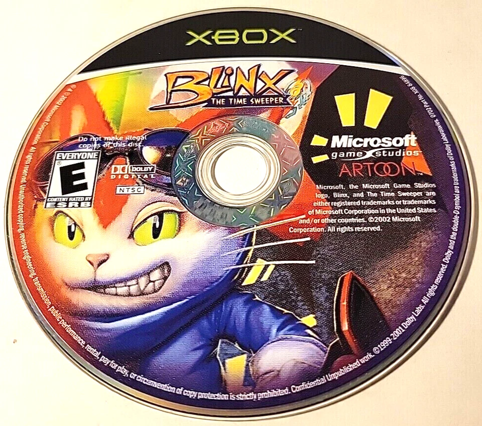 Blinx: The Time Sweeper Microsoft Xbox Comes with Case no manual READ DETAILS - Image 1 of 1