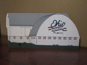 OHIO BICENTENNIAL BARN WAYNE COUNTY OHIO #53 CAT'S MEOW VILLAGE 2001 R1085 - Picture 1 of 7