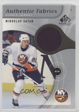 2005-06 SP Game Used Edition Authentic Fabrics Miroslav Satan #AF-SA