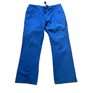 Biz Scrubs Womens Nursing Scrub Pants Blue Size L Medical Uniform - Picture 1 of 8