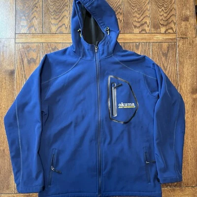 Okuma High Performance Fishing Jacket Blue Men's Size XL Fleece Lined - Image 1 of 4