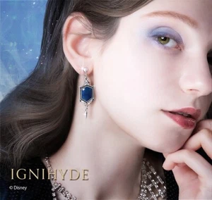 Disney Twisted Wonderland Ignihyde Dormitory Emblem Iconique Clip-On Earrings - Picture 1 of 11