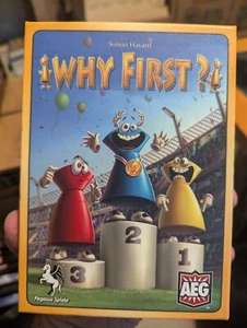 WHY FIRST? Board Game 100% COMPLETE 2015 - Picture 1 of 13