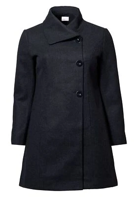 sheego Kurzmantel Damenjacke Mantel Damen Freizeit Mode Fashion Grau 113655