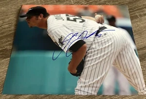 Josh Johnson - Florida Marlins Signed Autograph Auto 8x10 MLB Photo - Picture 1 of 2