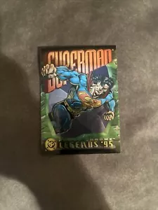 1995 DC LEGENDS POWER CHROME '95 PROMO SUPERMAN CARD SKYBOX PROTOTYPE - Picture 1 of 2