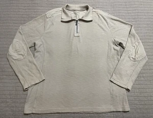 Calvin Klein Jeans Men's Cotton 1/4 Zip Patched Elbows LS Sweater Size XL - Picture 1 of 11