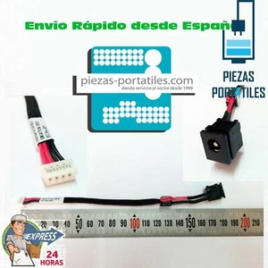 Conector DC Jack Toshiba Satellite L300 4 pins PJ130 Ver fotos - Imagen 1 de 5