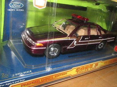 Minnesota HIGHWAY PATROL STATE TROOPER FORD CROWN VICTORIA code 3 w/ PATCH 1/24 - Image 1 of 3