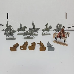 Mokarex Plastic Figure Lot Napoleon II Horses etc - Picture 1 of 9