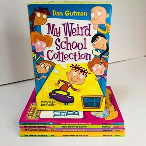 MY WEIRD SCHOOL COLLECTION - Children Boxed PB Set Books 1-4, Dan Gutman Humor  - Picture 1 of 8