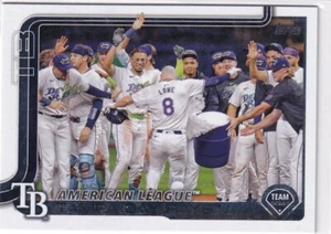 2025 Topps MLB Baseball Series 1 No. 294 Tampa Bay Rays American League - Bild 1 von 2