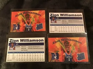 4X ZION WILLIAMSON LOT~CUSTOM - RATED ROOKIE STYLE~ ORANGE / BLUE DUKE~RC ~BIN! - Picture 1 of 11