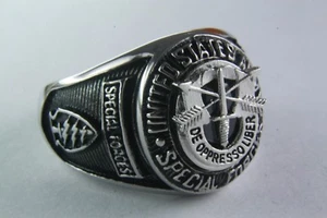 US-SPECIAL FORCES SPEZIALEINHEIT MILITARY HERRENRING / 410 - Picture 1 of 4