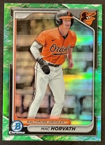 2024 Bowman Chrome Lunar Glow Refractor Mac Horvath #BCP-6 - Picture 1 of 2