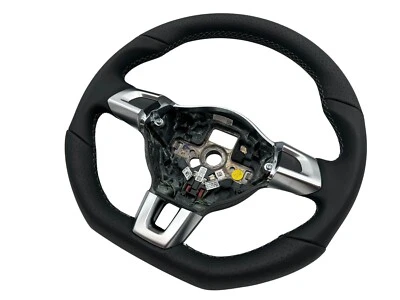 VW R Line Lenkrad Leder Sportlenkrad Golf 6 Passt CC original abgeflacht gelocht - Bild 1 von 4