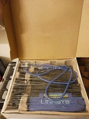 Linksys WRT54G Wireless-G 2.4 Ghz Broadband 4PORT 802.11g Router  - Never Used - Image 1 of 3